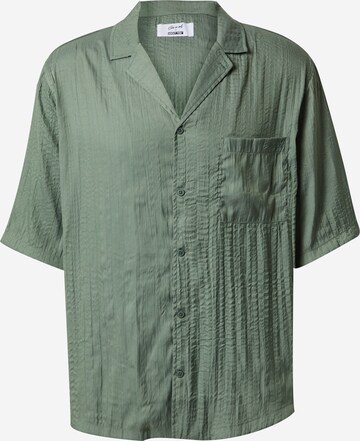 Sinned x ABOUT YOU Comfort fit Button Up Shirt 'Ricardo' in Green: front