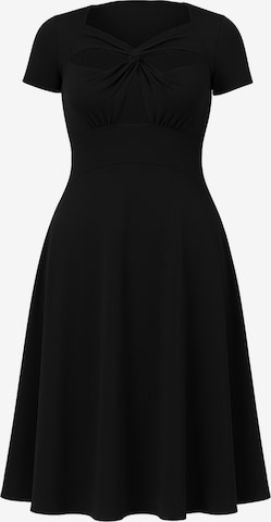 Robe GODDIVA en noir : devant