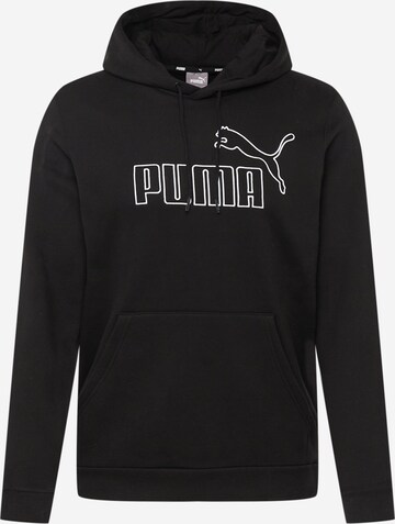 Felpa sportiva 'Essential' di PUMA in nero: frontale