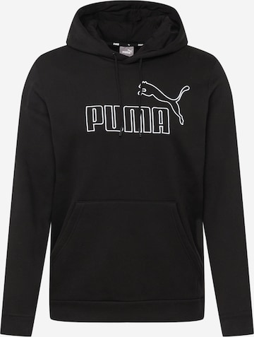 PUMA Športna majica 'Essential' | črna barva: sprednja stran