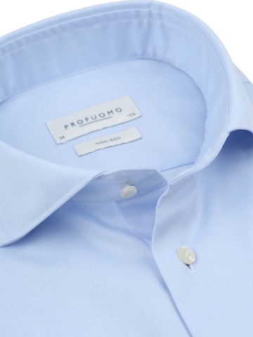 Profuomo Slim fit Button Up Shirt in Blue