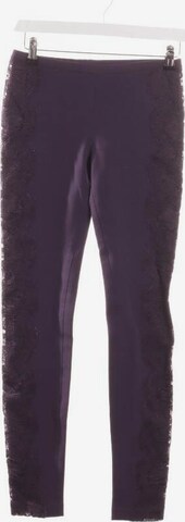 Emilio Pucci Pants in XXS in Purple: front
