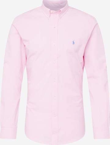 Cămașă de la Polo Ralph Lauren pe roz: față