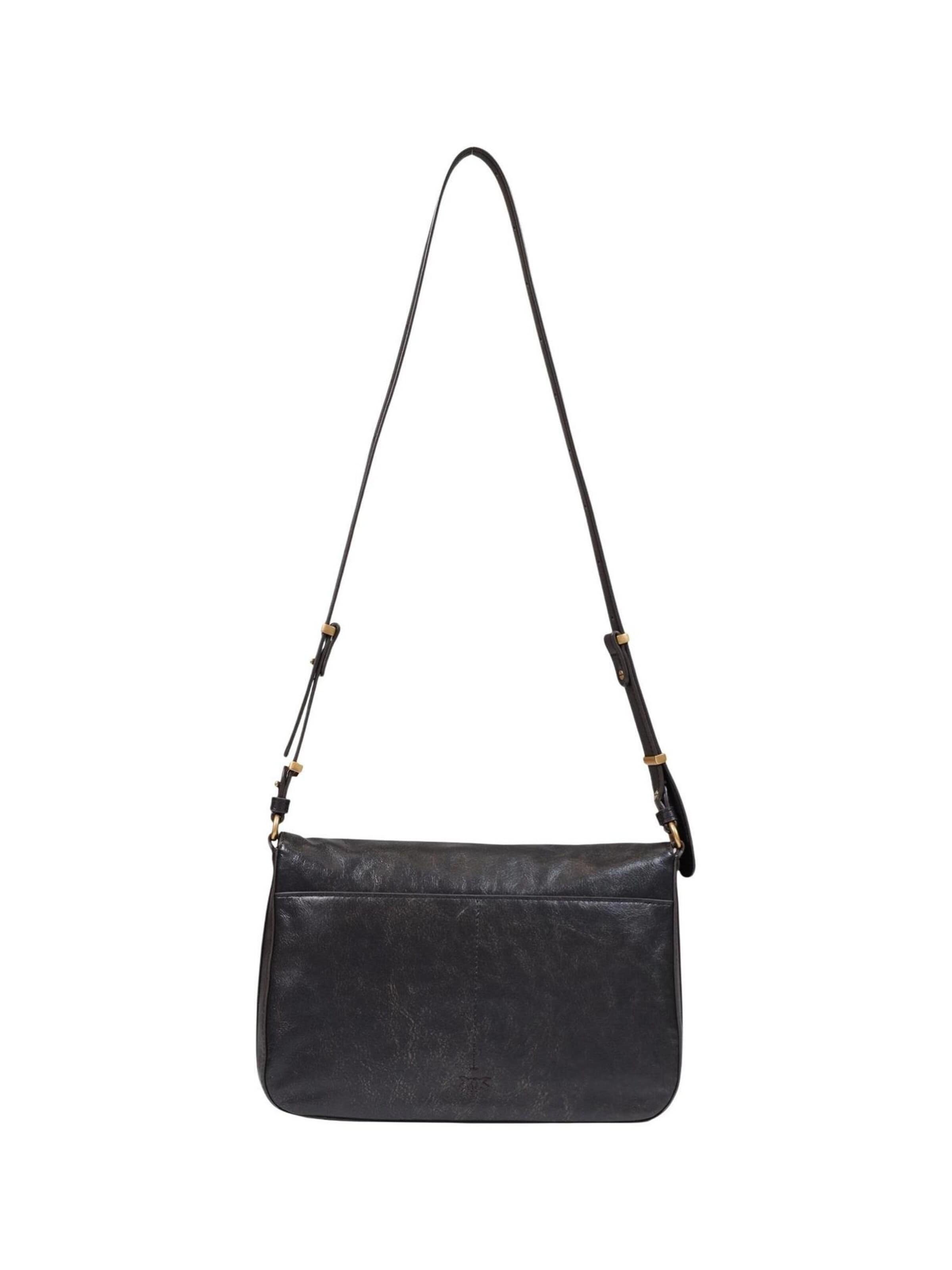 Borsa a spalla 'LOVE SATCHEL' di PINKO in marrone