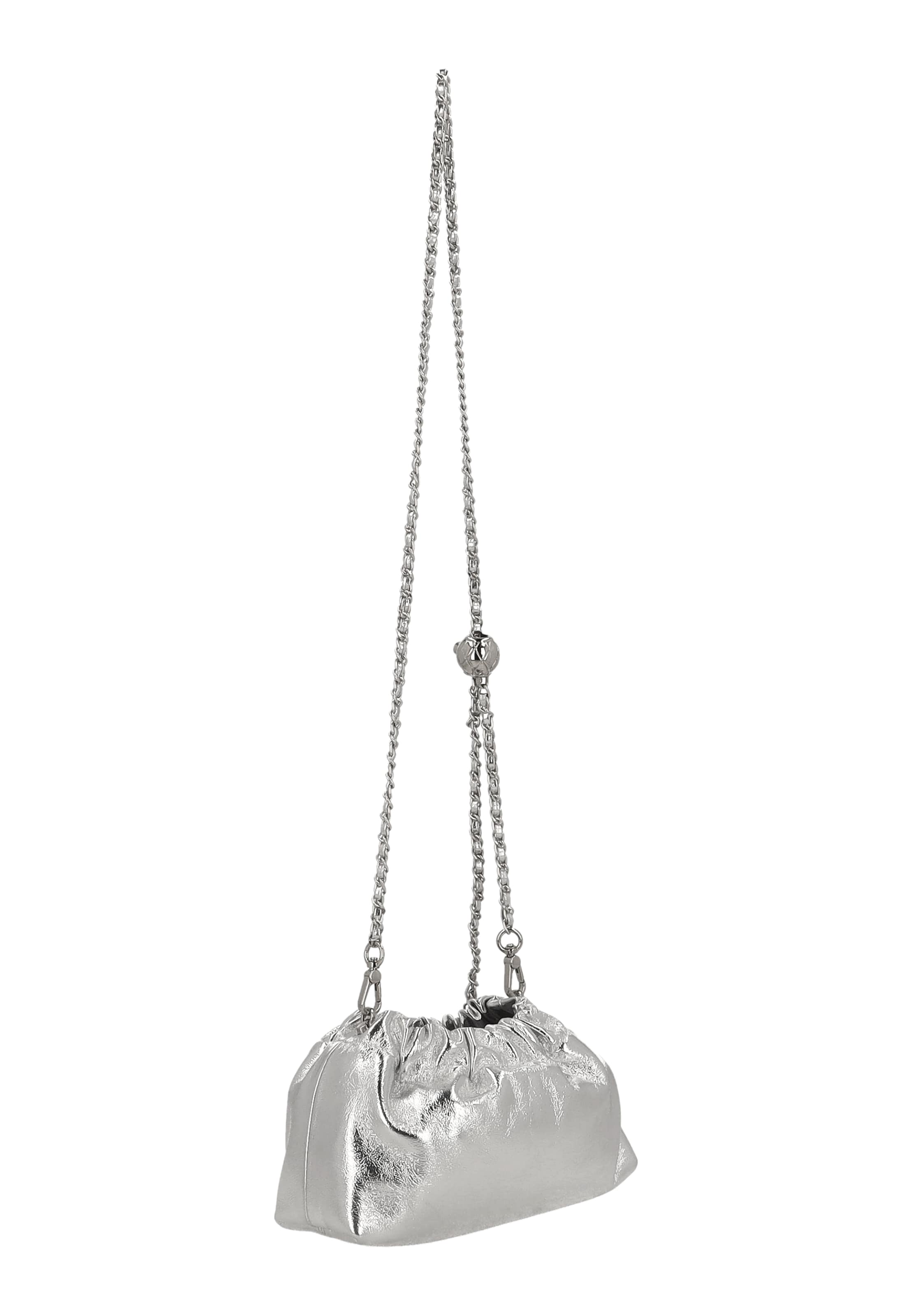 faina - Mala de ombro em prata