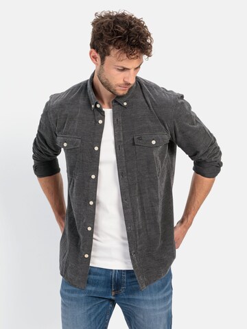 CAMEL ACTIVE Regular fit Button Up Shirt in Grey: front