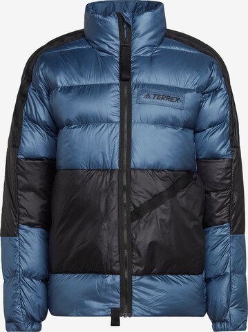 ADIDAS TERREX Outdoorjas in Blauw: voorkant