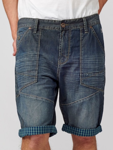 KOROSHI regular Jeans i blå