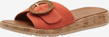 Mule Tamaris en orange : devant
