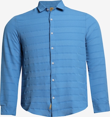 Campus SutraRegular Fit Košulja 'Thrud' - plava boja: prednji dio