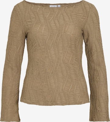 VILA - Camiseta en beige: frente