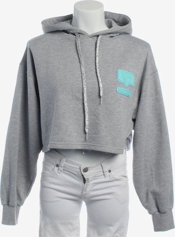 Chiara Ferragni Sweatshirt / Sweatjacke M in Grau: Vorderseite