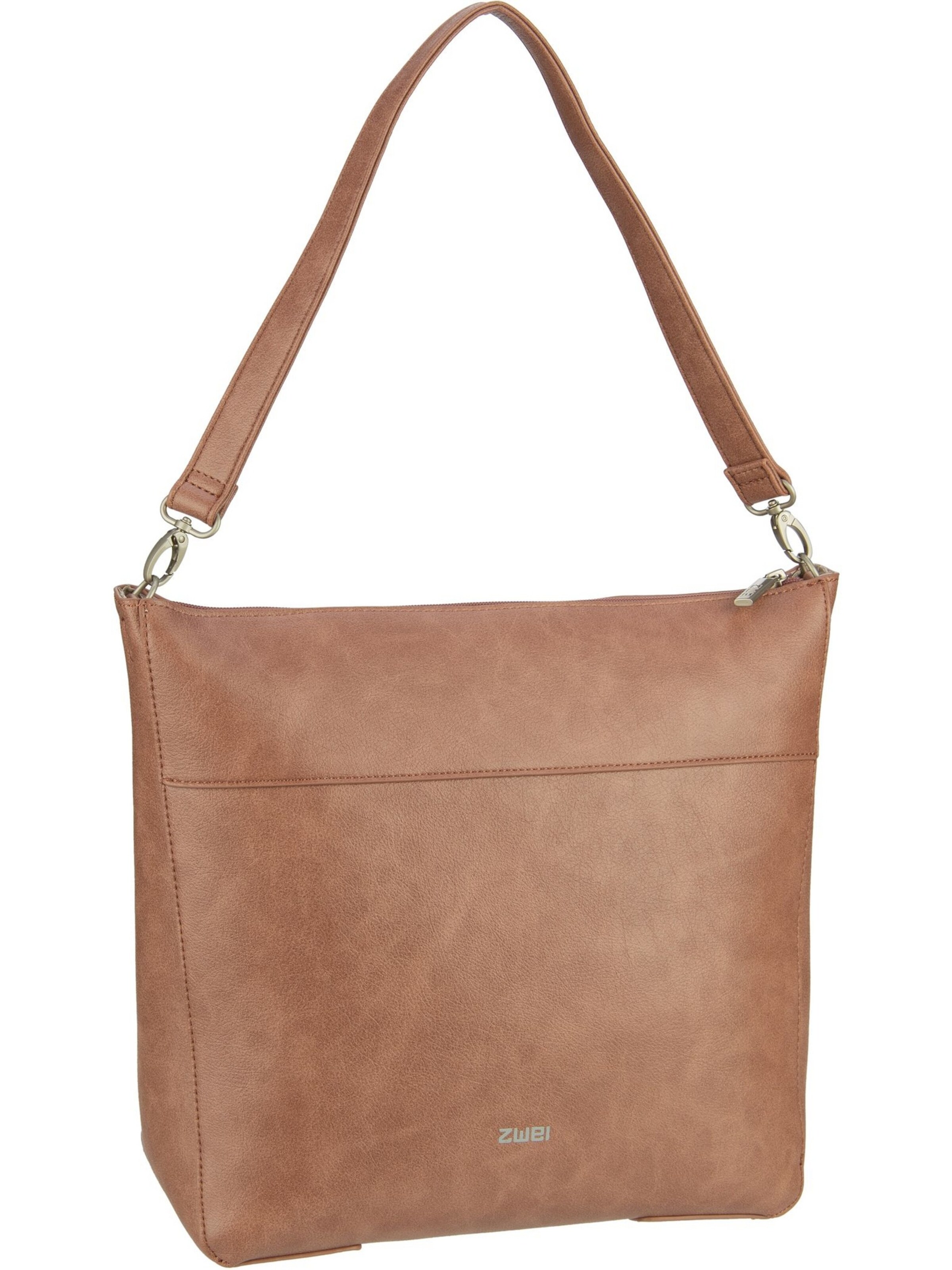 ZWEI Shoulder bag 'Mademoiselle' in Brown: front