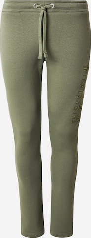 ALPHA INDUSTRIES Regular Housut värissä vihreä: etupuoli