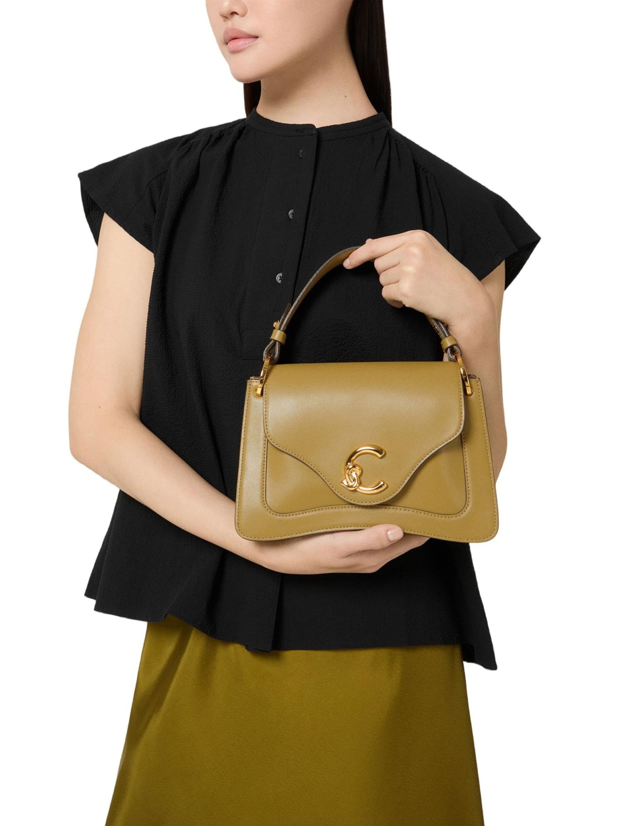 Borsa a mano 'COCCINELLE C-Me S26 3' di Coccinelle in verde: frontale