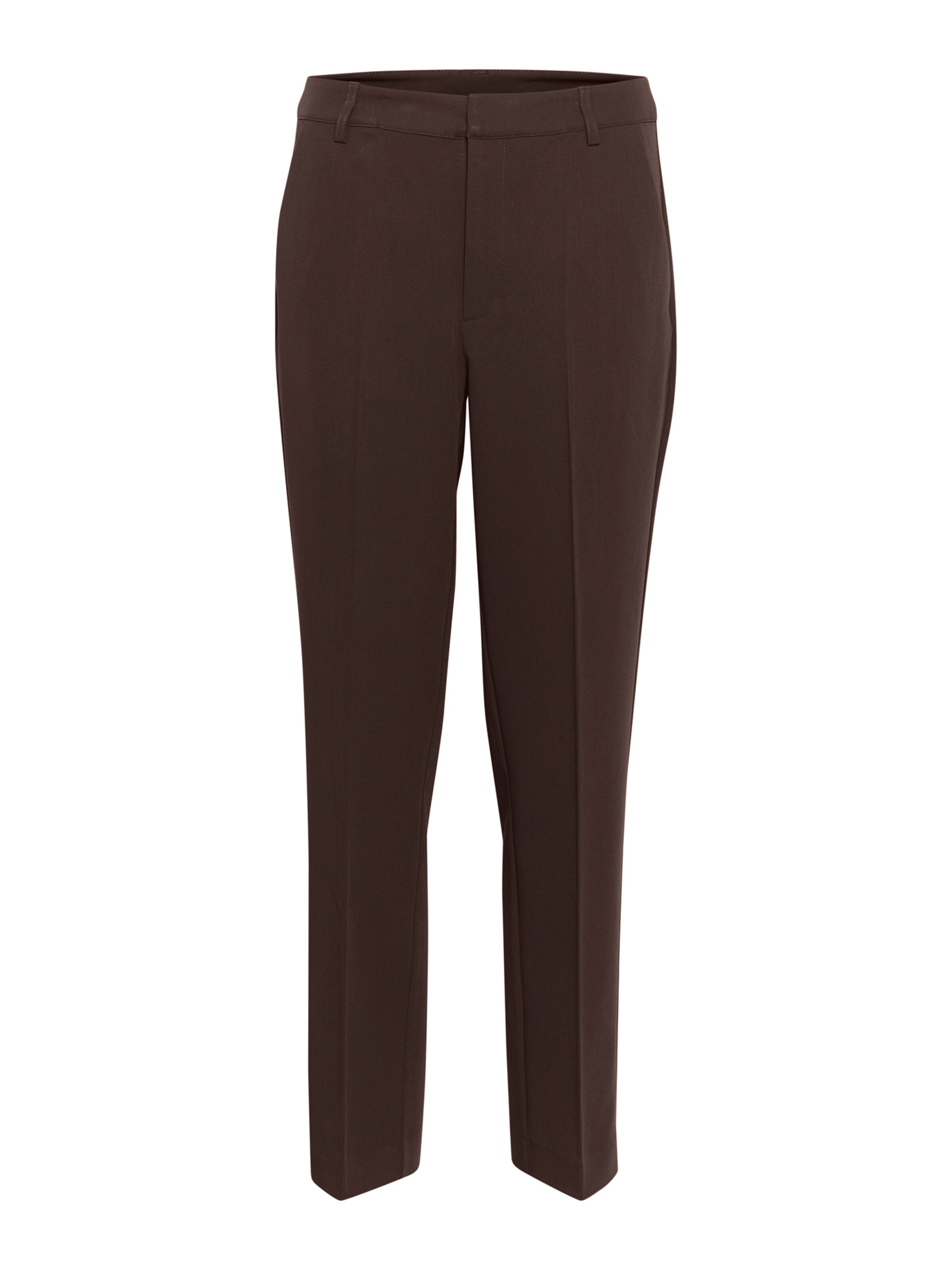 Kaffe - Pantalón de pinzas 'KA Sakura' en marrón: frente