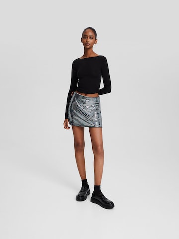 Bershka Skirt in Grey