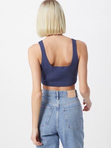 NU-IN Knitted Top in Blue