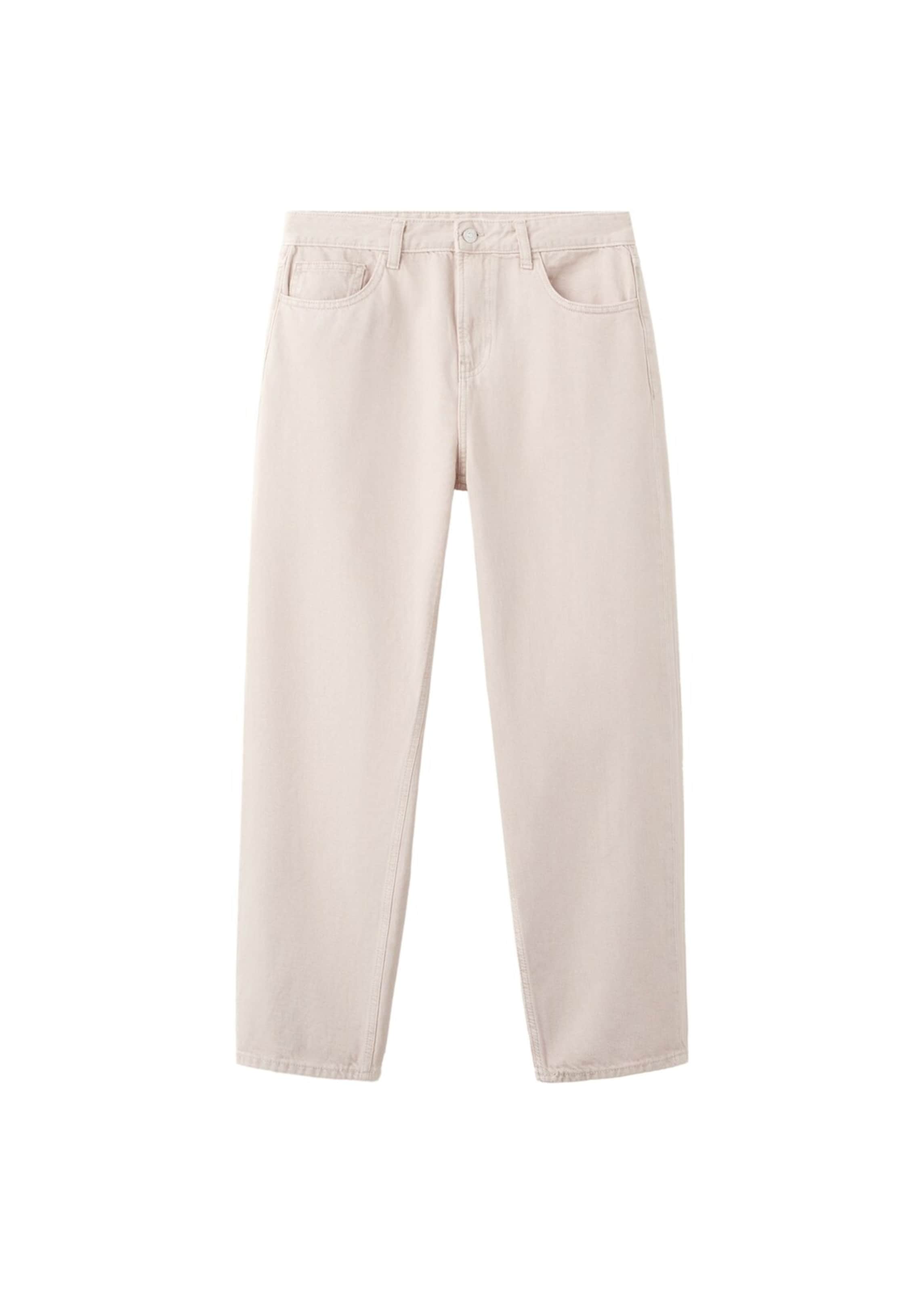 MANGO TEEN Regular Jeans in Beige: Vorderseite