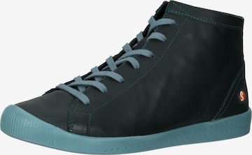 Softinos Sneakers laag in Groen: voorkant