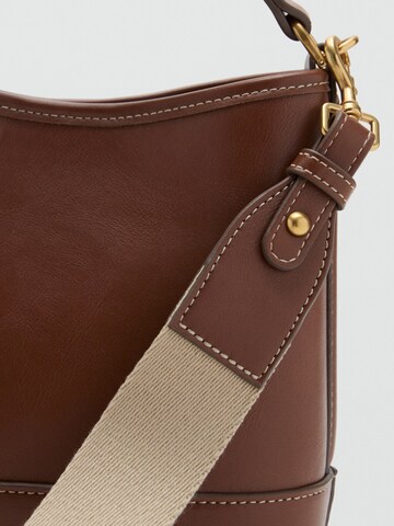 MANGO Handtasche 'ISOLDA' in Braun