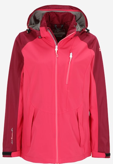 KILLTEC Sportjacke in pink / burgunder, Produktansicht