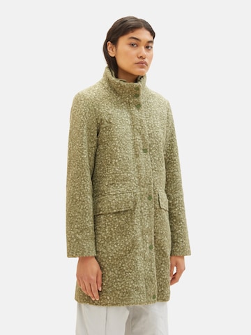 TOM TAILOR DENIM Between-Seasons Coat in Green: front