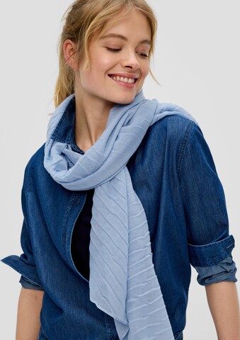 Foulard s.Oliver en bleu : derrière