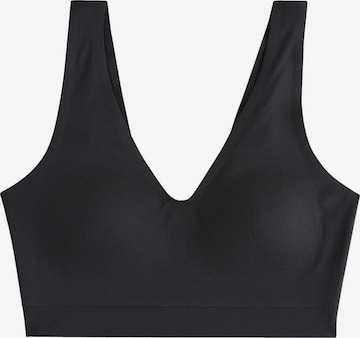 juoda Next Marškinėliai Liemenėlė: priekis