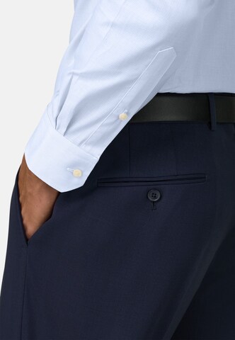 Boggi Milano Trachtenshirt in Blau: Seite