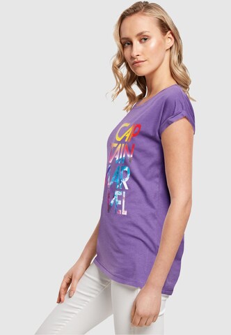 T-shirt 'Captain Marvel - Galactic' ABSOLUTE CULT en violet