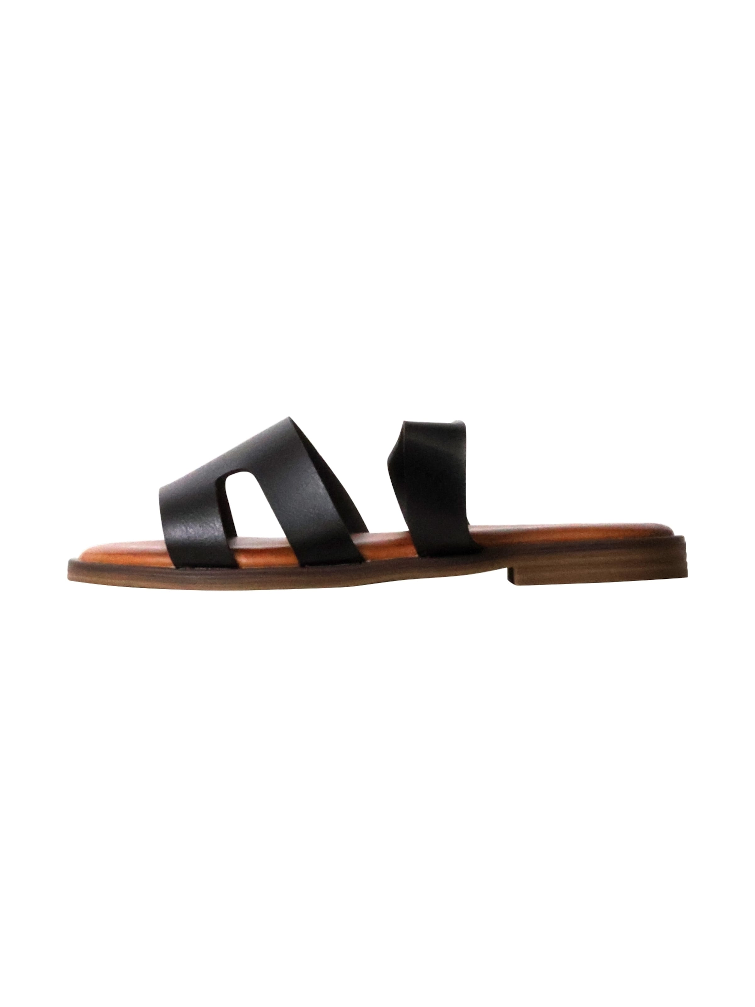 Super Mode Sandal 'Sandalen zum Reinschlüpfen' in Black: front