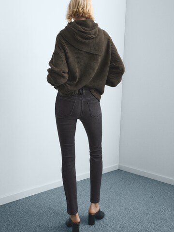 MANGO Слим фит Дънки 'NEWISA' в сиво