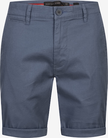 INDICODE JEANS Regular Chino Pants 'Bonn' in Blue: front
