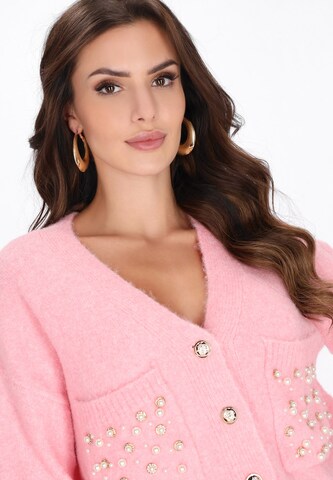 faina - Casaco de malha em rosa