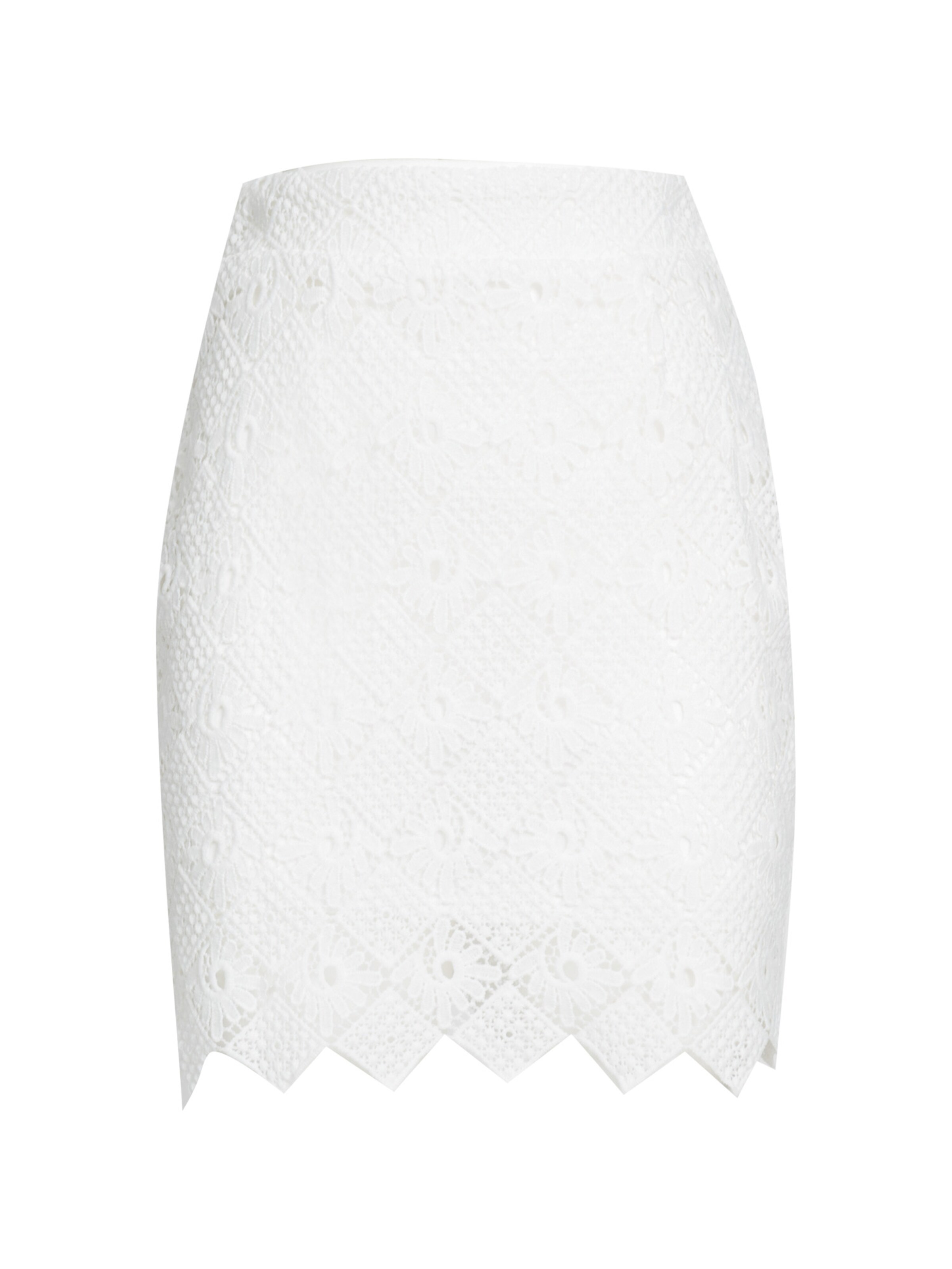 Influencer Skirt in White: front