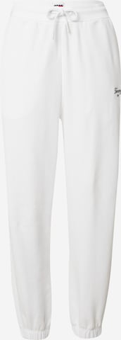 Tapered Pantaloni di Tommy Jeans in bianco: frontale