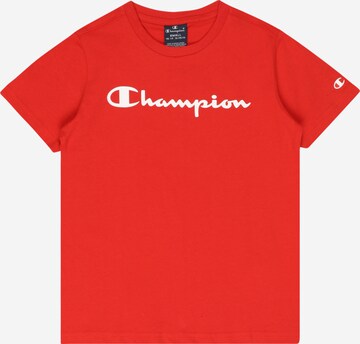 T-Shirt Champion Authentic Athletic Apparel en rouge : devant