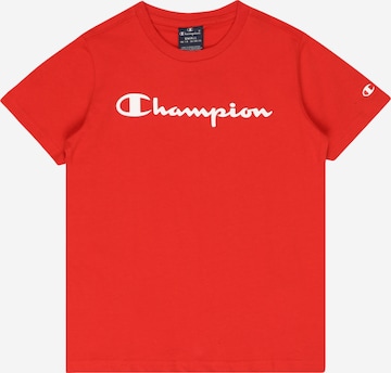 Champion Authentic Athletic Apparel Μπλουζάκι σε κόκκινο: μπροστά