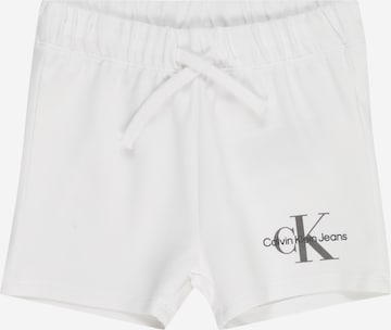 regular Pantaloni di Calvin Klein Jeans in bianco: frontale