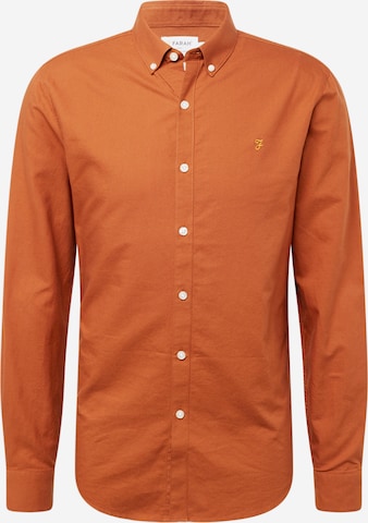 FARAH Košile 'BREWER' – oranžová: přední strana