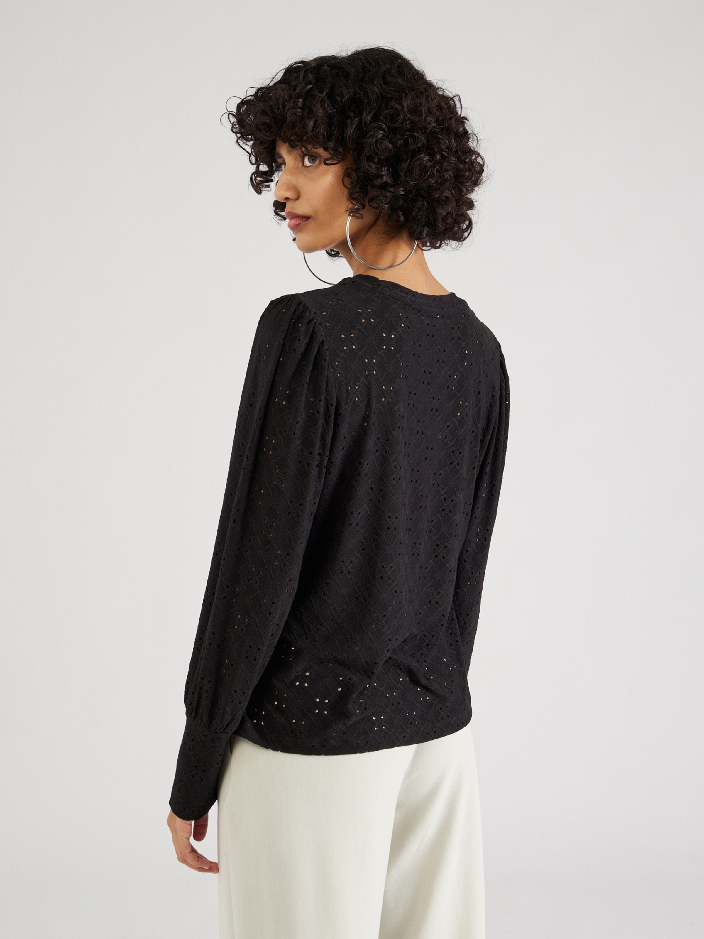 JDY Cathinka Top Donna A Maniche Lunghe Con Scollo A V E Maniche A Campana: Maglia Larga Invernale