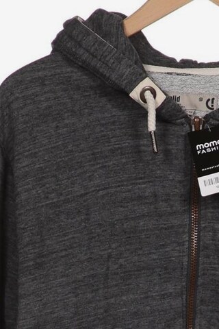 !Solid Sweatshirt & Zip-Up Hoodie in XXL in Grey