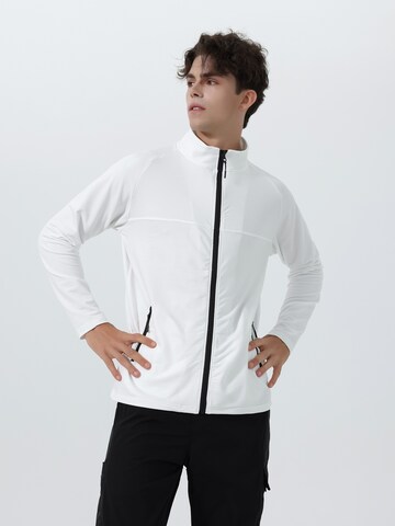 YOUTHUP Sportstrickjacke in Weiß