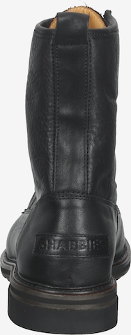 SHABBIES AMSTERDAM Lace-Up Ankle Boots in Black