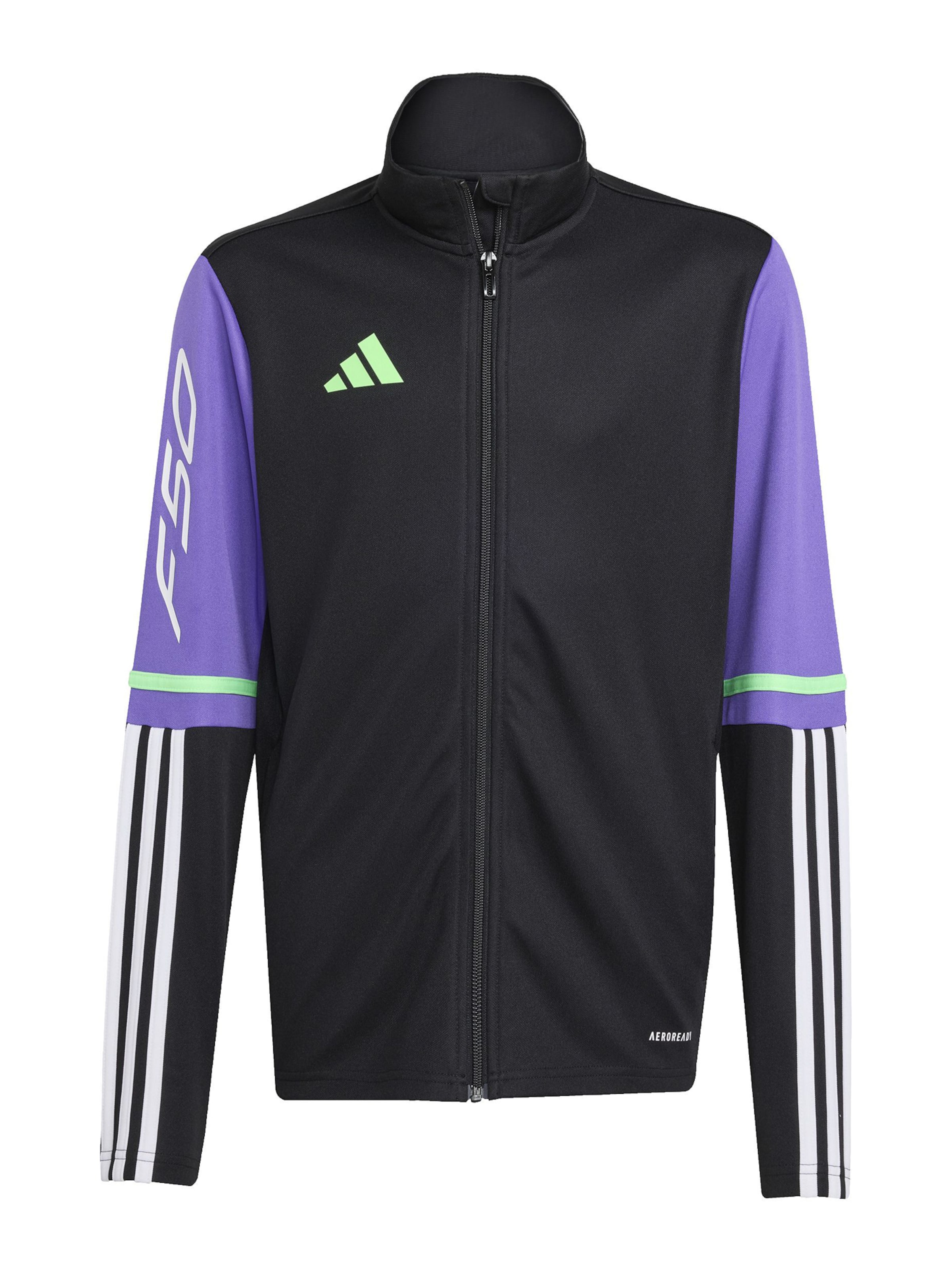 ADIDAS PERFORMANCE Sportovní bunda 'F50' – černá: přední strana