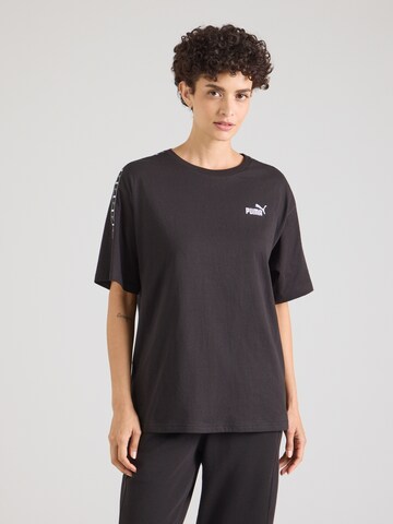 PUMA Funktionsshirt 'Ess' in Schwarz: Vorderseite