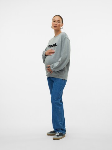 MAMALICIOUS Sweatshirt 'MLSine Vita' in Grey