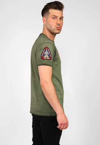 TOP GUN Shirt '20213001 ' ' in Green