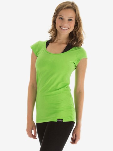 Winshape Функциональная футболка 'WTR4' в Зеленый: спереди